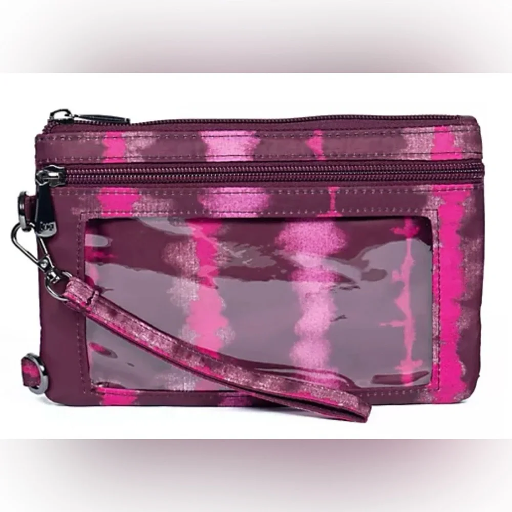 Lug brand phone pouch “Peekaboo” Shibouri Wine color NWT
